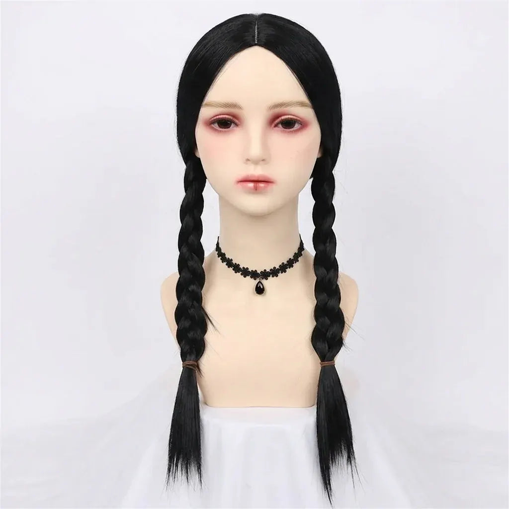 Gothic Dress Cosplay Outfit Set for Halloween