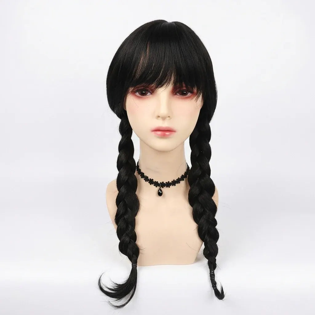 Gothic Dress Cosplay Outfit Set for Halloween