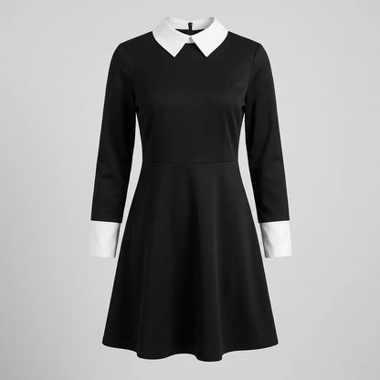 Gothic Dress Cosplay Outfit Set for Halloween