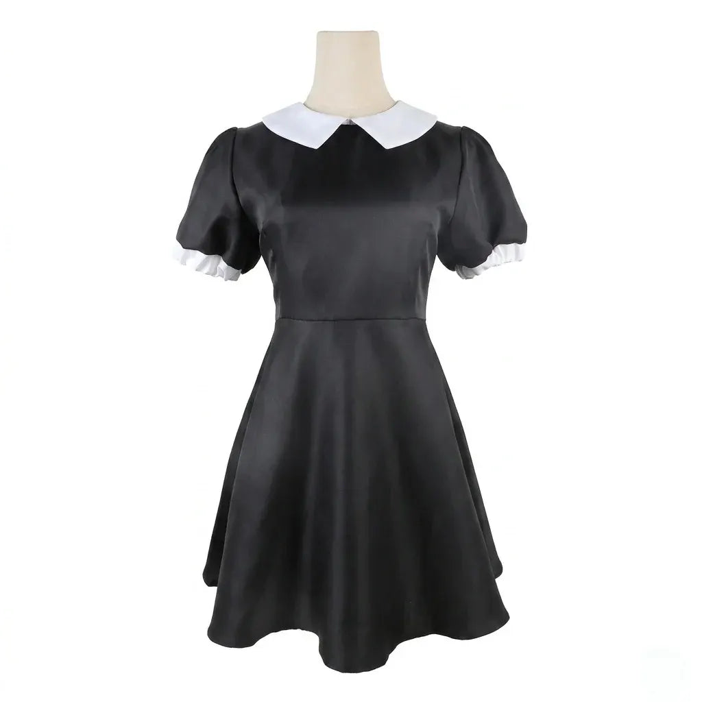 Gothic Dress Cosplay Outfit Set for Halloween