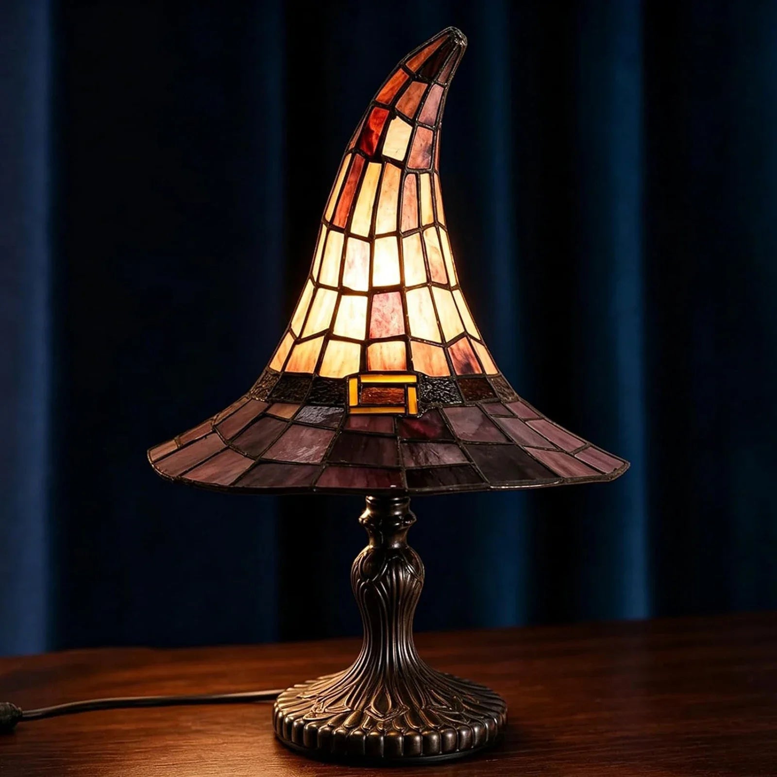 Gothic Halloween Accent Table Lamp for Spooky Home Decor