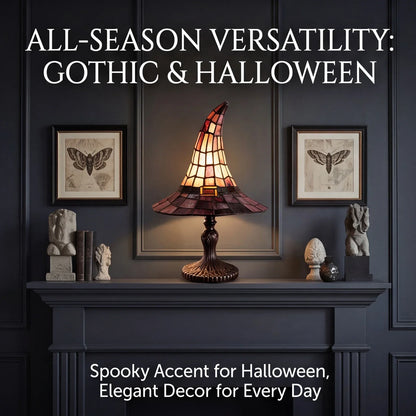 Gothic Halloween Accent Table Lamp for Spooky Home Decor