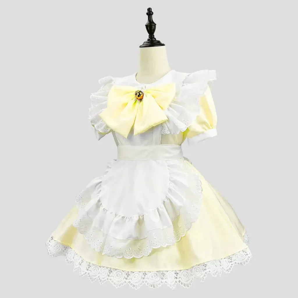 Gothic Maid Adult Halloween Costume Dress Set