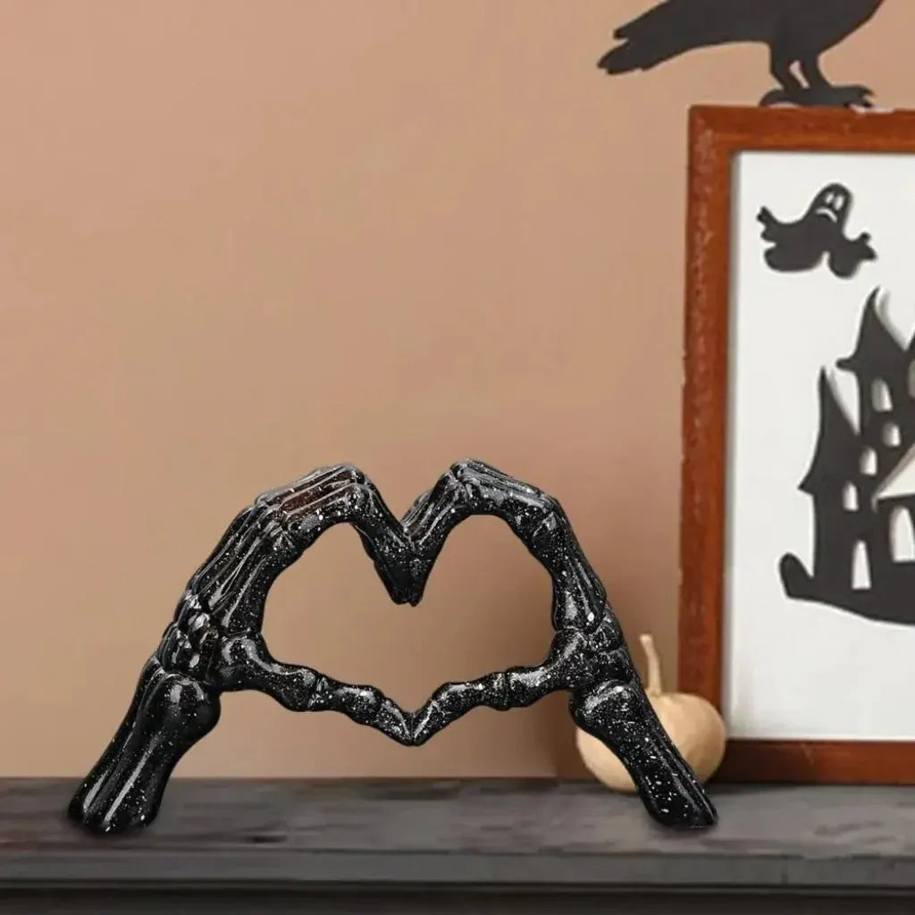 Gothic Skeleton Halloween Home Decor Piece