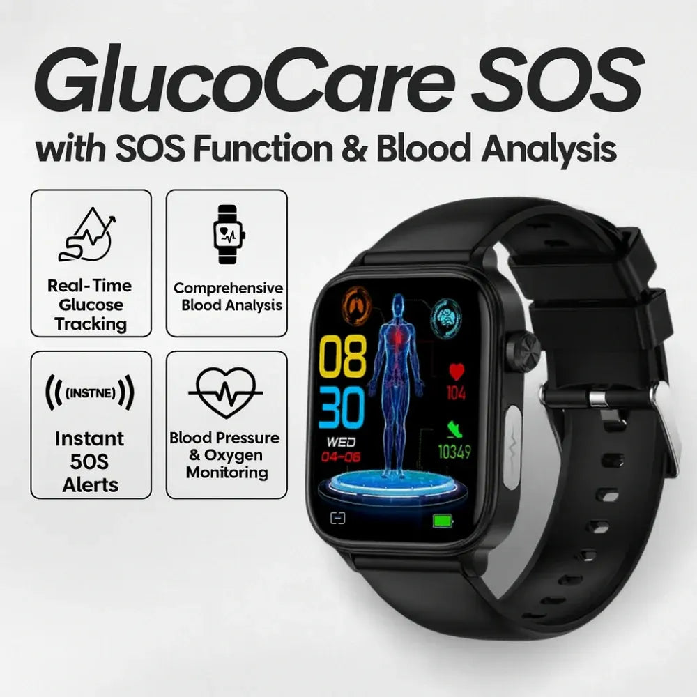 GPS Fitness Tracker Smartwatch with Health Monitor and Alert Wristband