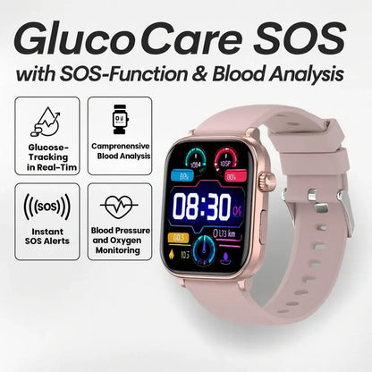 GPS Fitness Tracker Smartwatch with Health Monitor and Alert Wristband