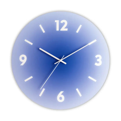 Gradient Sunset Glass Wall Clock | Modern Home Decor