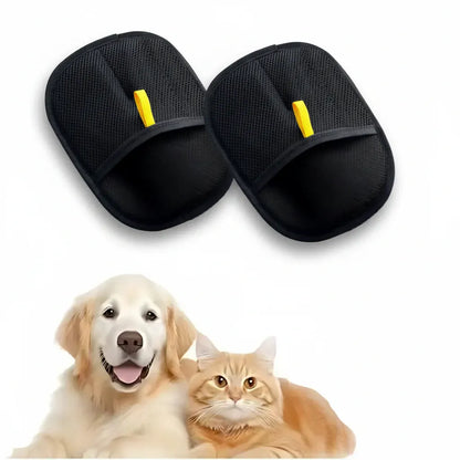 Grooming Glove for Removing Pet Hair from Furniture, Clothes & Carpet