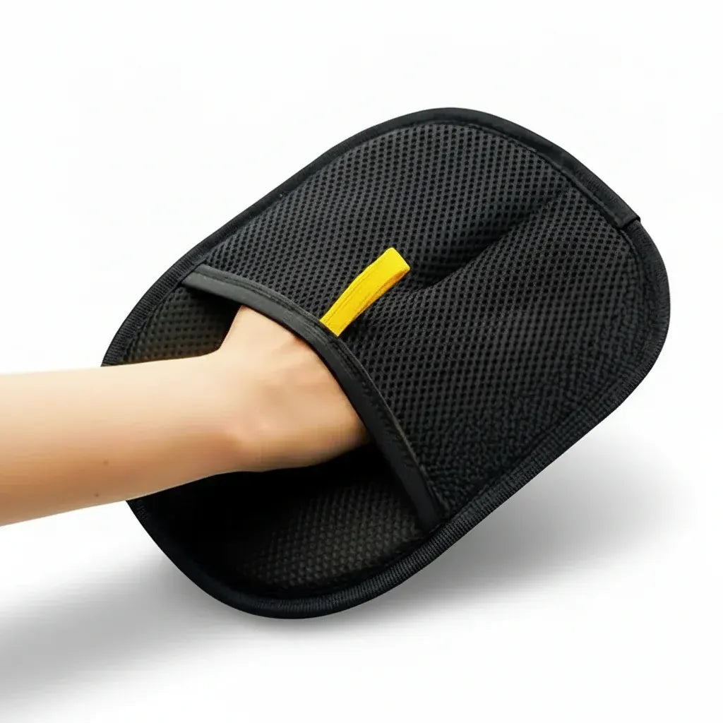 Grooming Glove for Removing Pet Hair from Furniture, Clothes & Carpet