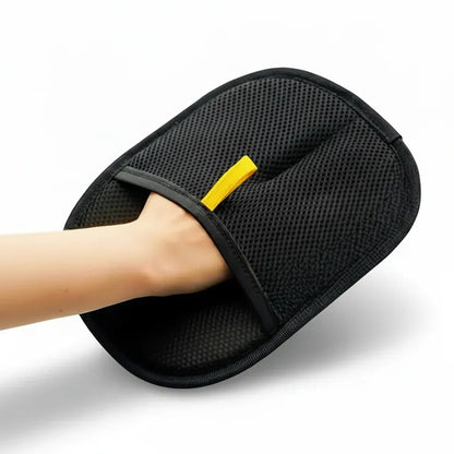 Grooming Glove for Removing Pet Hair from Furniture, Clothes & Carpet