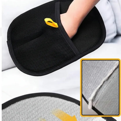 Grooming Glove for Removing Pet Hair from Furniture, Clothes & Carpet