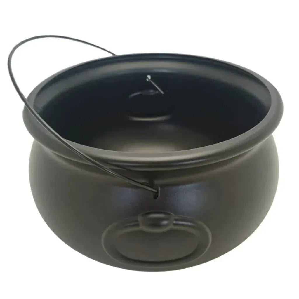 Halloween Cauldron Trick-or-Treat Candy Bowl Display Decoration