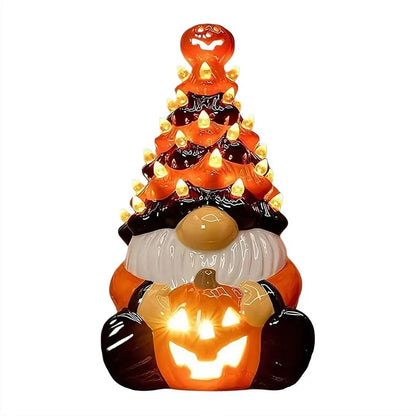 Halloween Gnome Statue Figurine for Home Decor