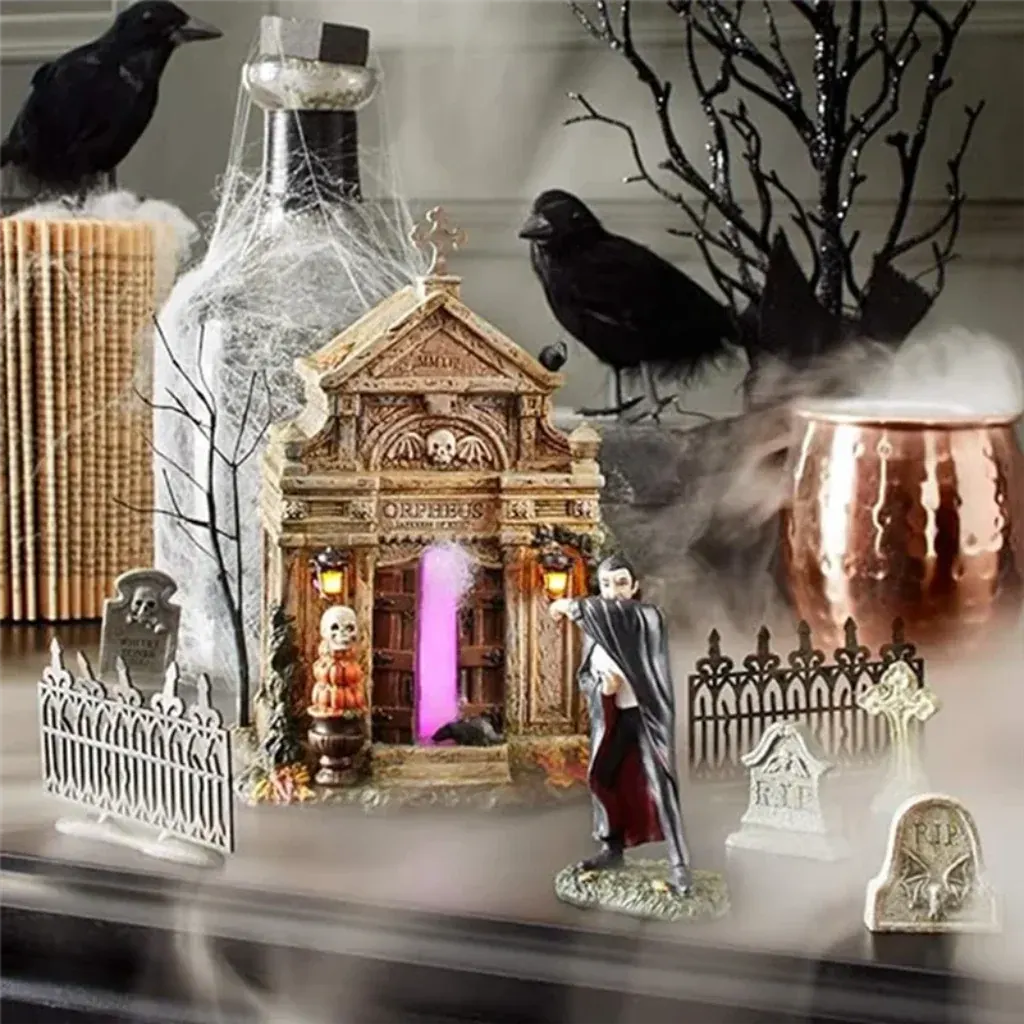 Halloween Graveyard Tombstone Tabletop Decoration