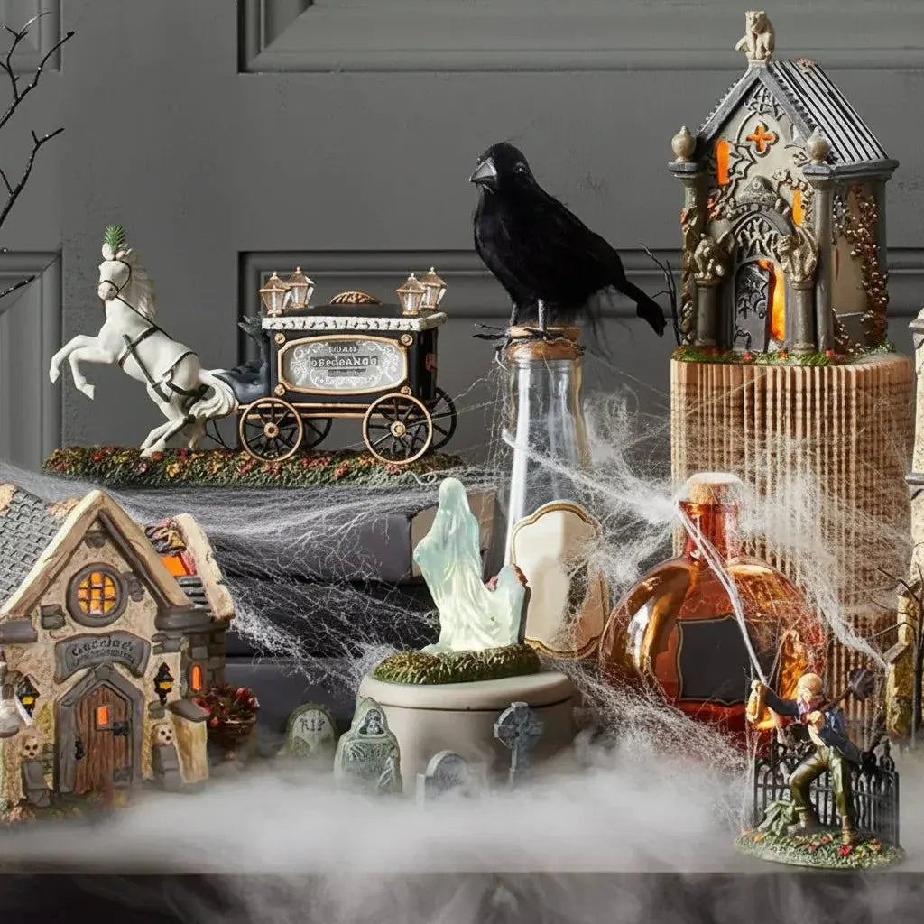 Halloween Graveyard Tombstone Tabletop Decoration