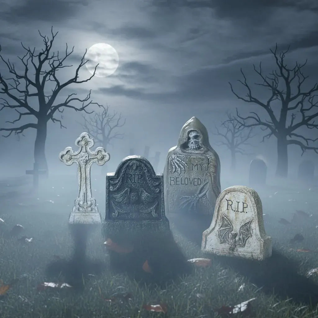 Halloween Graveyard Tombstone Tabletop Decoration