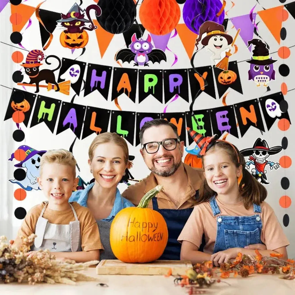 Halloween Hanging Wall Banner for Party Decoration