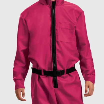 Halloween Party Jumpsuit Costume with Mask