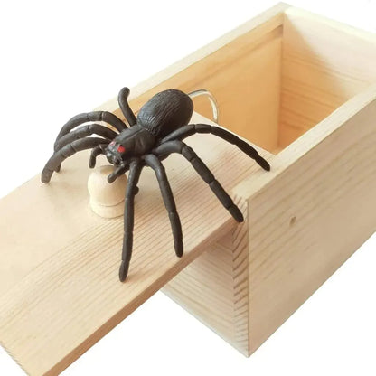Halloween Prank Spider Surprise Box - Fun Gag Toy Decoration