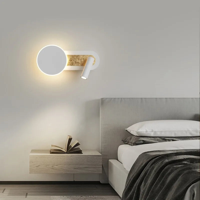 HaloBeam Wall Sconce | Contemporary Nordic Dual-LED Fixture