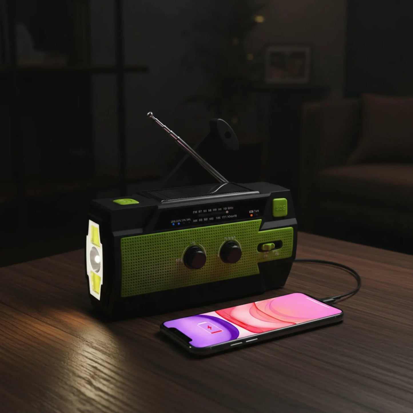 Hand Crank Portable Survival Radio for Emergency Preparedness
