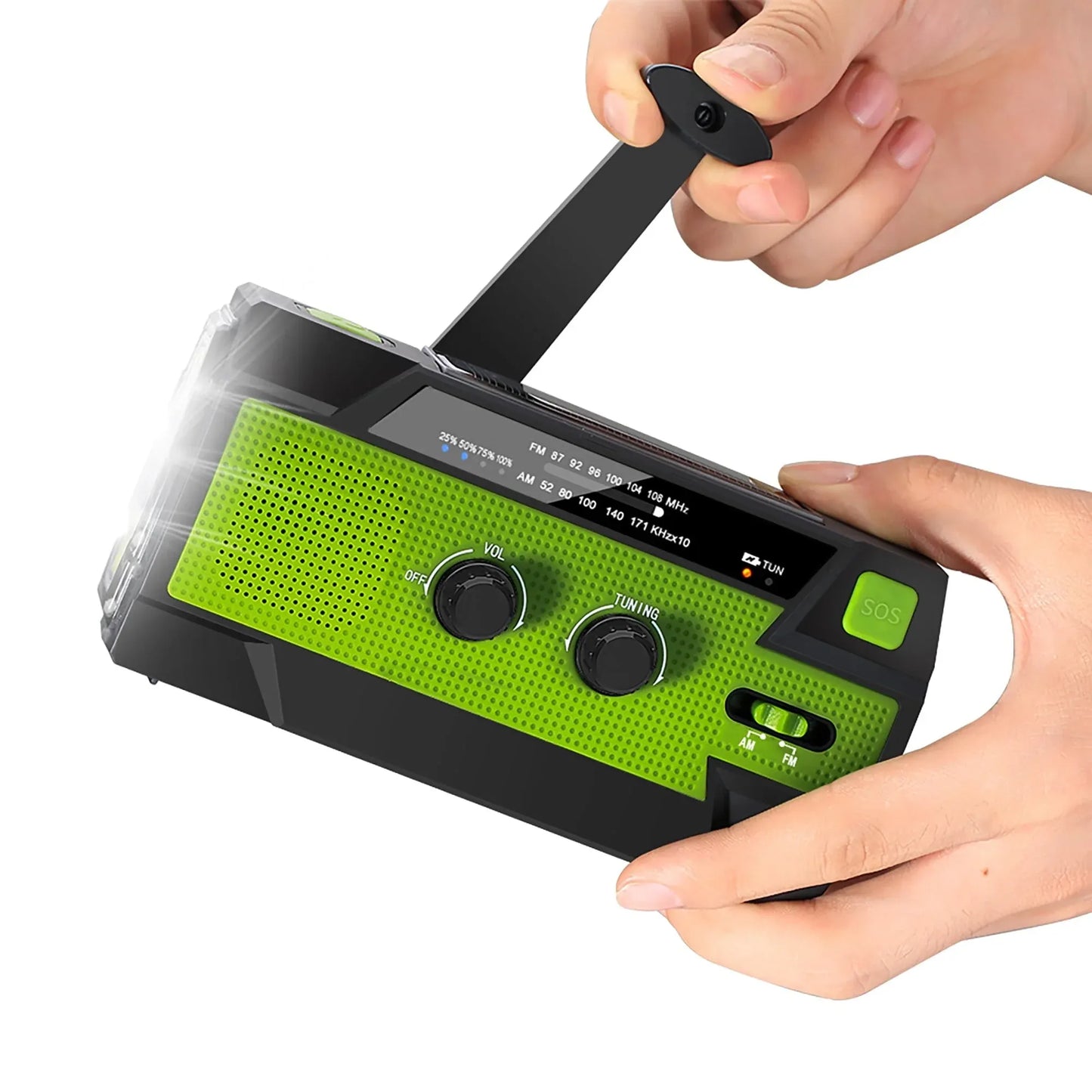 Hand Crank Portable Survival Radio for Emergency Preparedness