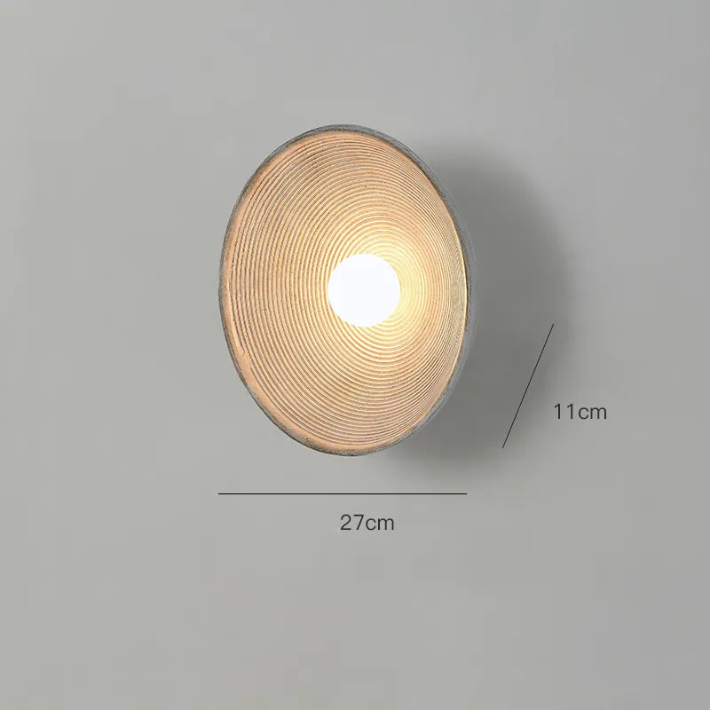 Handcrafted Rustic Wood LED Wall Sconce Light