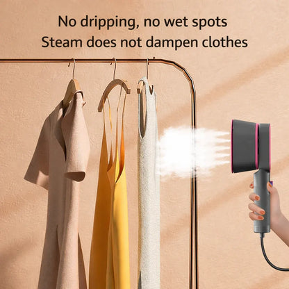 Handheld Fabric Steamer Portable Travel Garment Care Tool