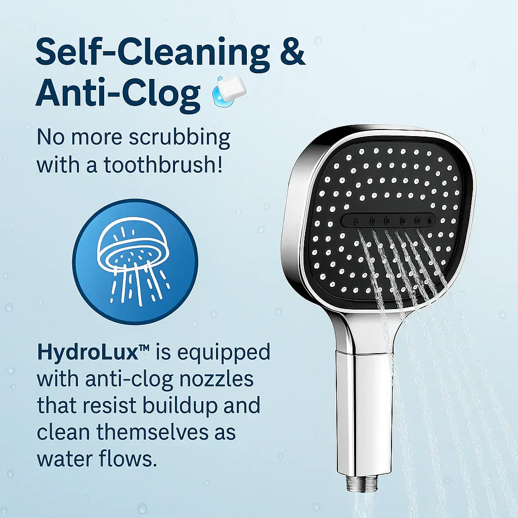 Handheld Filtered Shower Head with High-Pressure Multi-Spray Settings