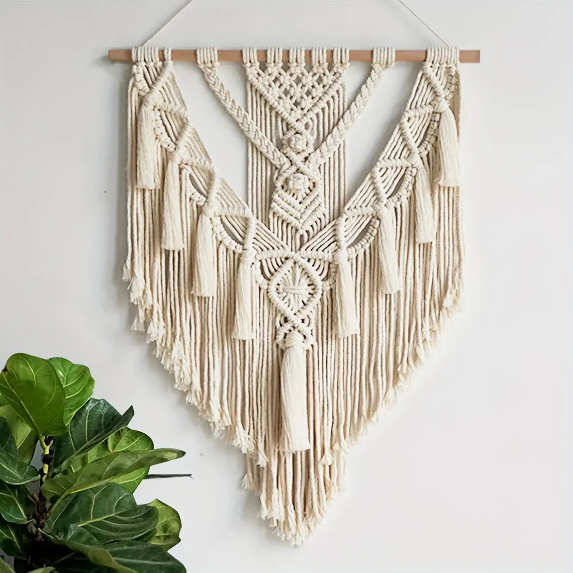 Handmade Bohemian Macrame Woven Wall Tapestry