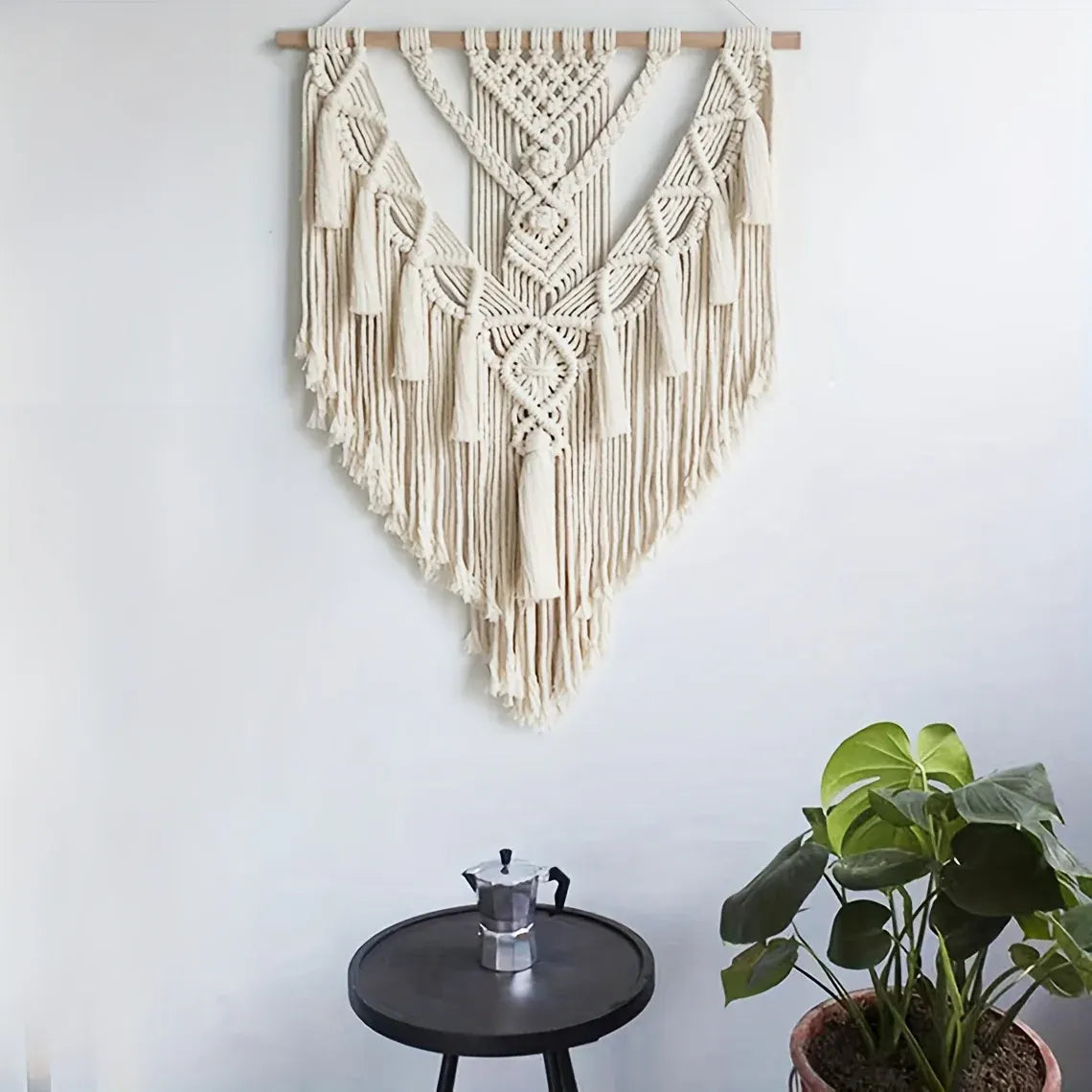 Handmade Bohemian Macrame Woven Wall Tapestry