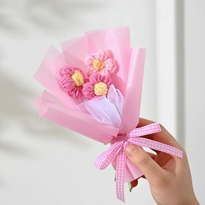 Handmade Mini Fabric Flower Bouquet – Mother's Day Gift