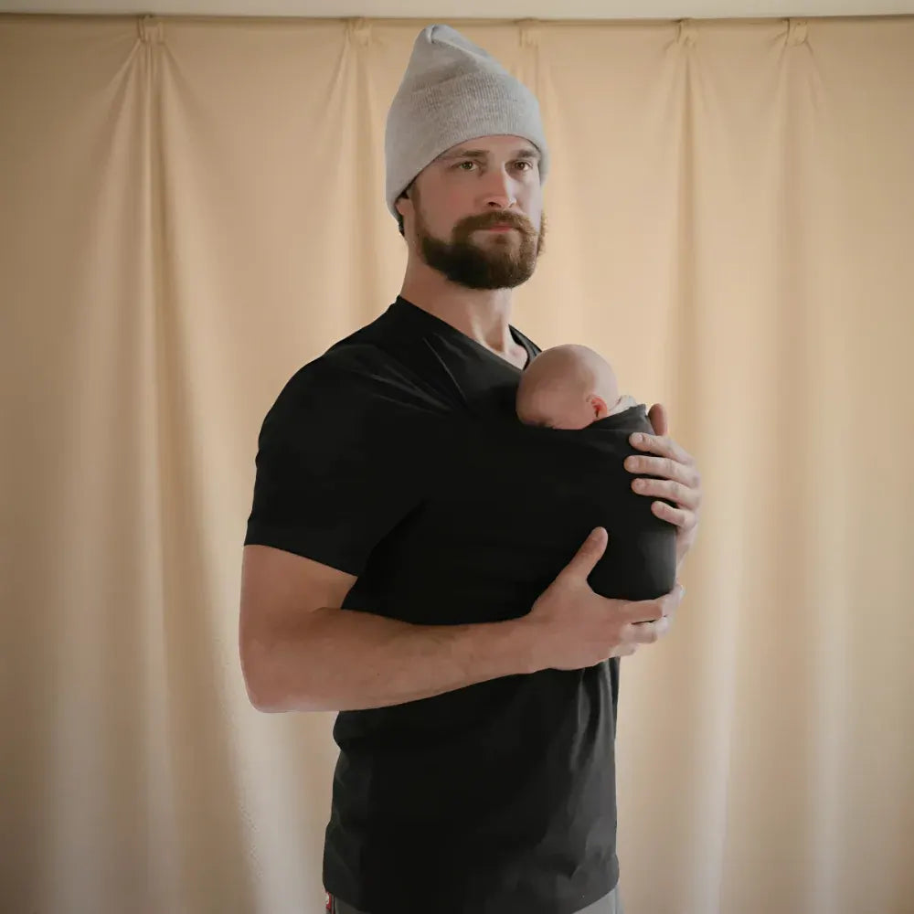 Hands-Free Infant Holder Wrap-Style Baby Carrier T-Shirt