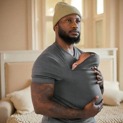 Hands-Free Infant Holder Wrap-Style Baby Carrier T-Shirt