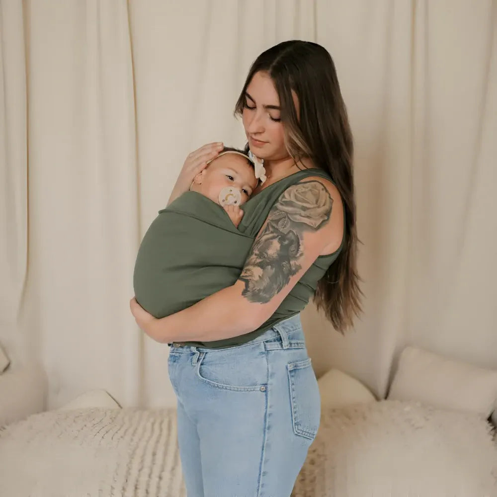 Hands-Free Infant Holder Wrap-Style Baby Carrier T-Shirt