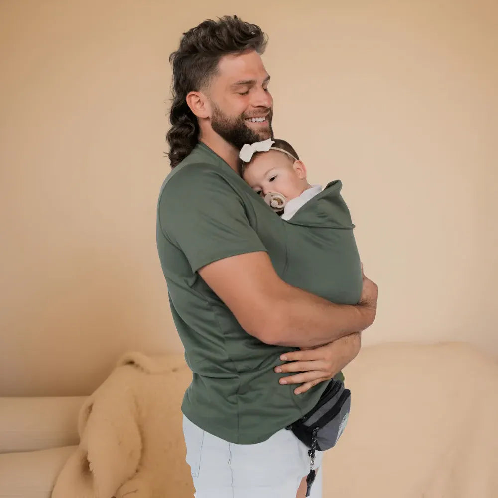 Hands-Free Infant Holder Wrap-Style Baby Carrier T-Shirt
