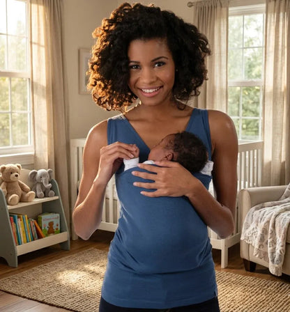 Hands-Free Infant Holder Wrap-Style Baby Carrier T-Shirt