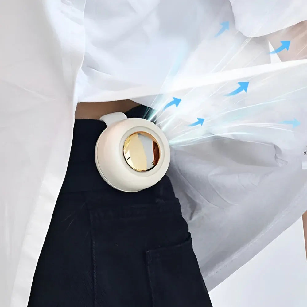 Hands-Free Wearable Waist Clip Portable Cooling Fan