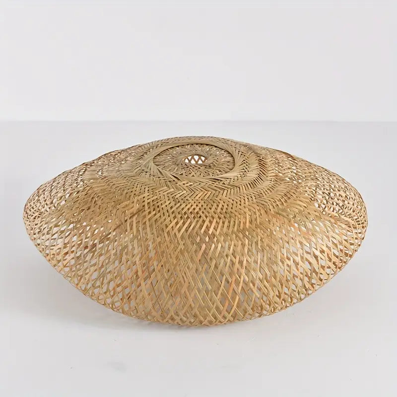 Handwoven Boho Rattan Pendant Lampshade