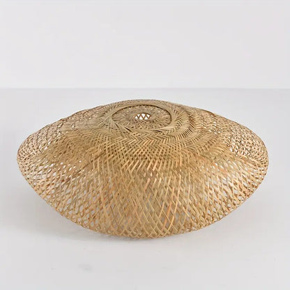 Handwoven Boho Rattan Pendant Lampshade