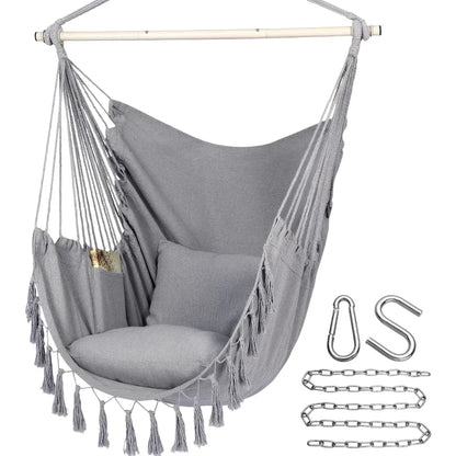 Hanging Hammock Swing Chair for Indoor and Outdoor Use