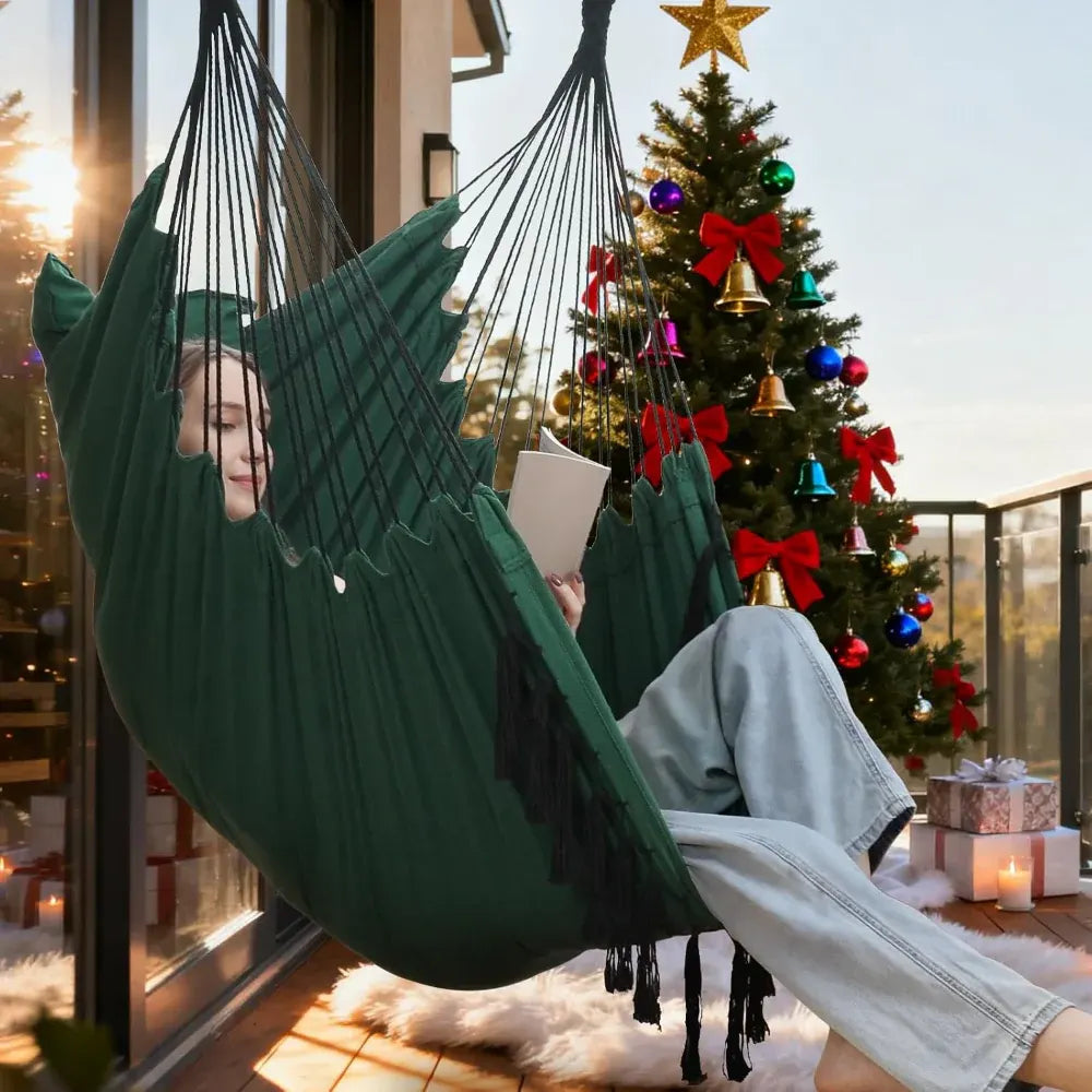 Hanging Hammock Swing Chair for Indoor and Outdoor Use