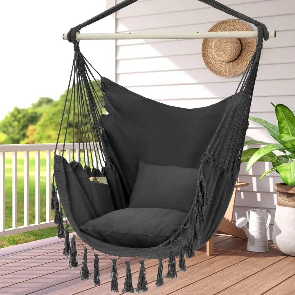 Hanging Hammock Swing Chair for Indoor and Outdoor Use