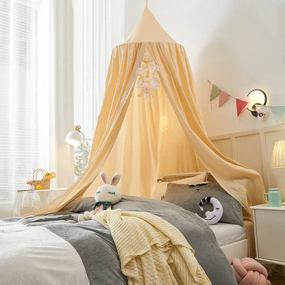 Hanging Mesh Canopy Net for Kids Nursery Bedroom Decor