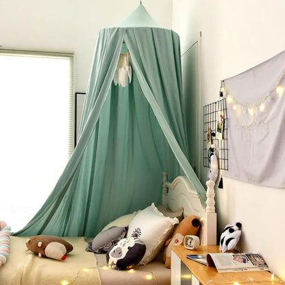 Hanging Mesh Canopy Net for Kids Nursery Bedroom Decor