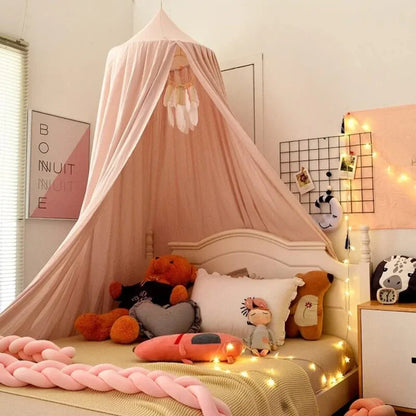 Hanging Mesh Canopy Net for Kids Nursery Bedroom Decor