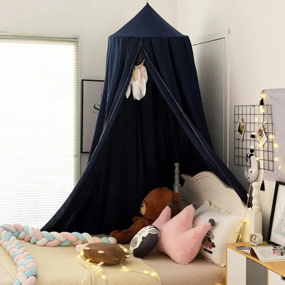 Hanging Mesh Canopy Net for Kids Nursery Bedroom Decor