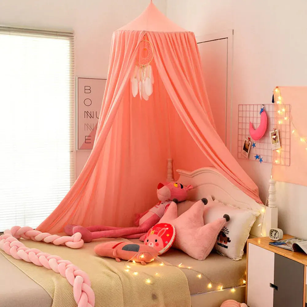 Hanging Mesh Canopy Net for Kids Nursery Bedroom Decor