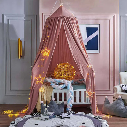 Hanging Mesh Canopy Net for Kids Nursery Bedroom Decor
