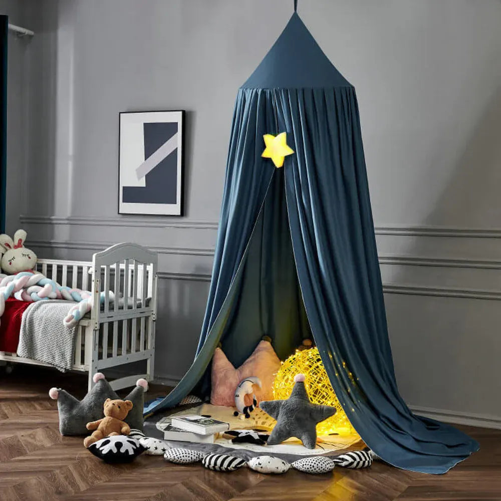 Hanging Mesh Canopy Net for Kids Nursery Bedroom Decor